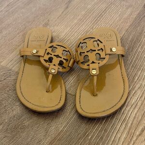 Tory Burch Brown Thong Sandals
